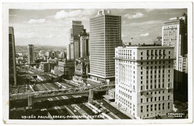 São Paulo, city view, ca. 1950-1956 (photograph by Fotopostal Colombo)