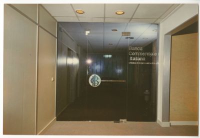 Banca Commerciale Italiana, Madrid representative office on 34 Calle Almagro, 1980-1983 (photograph by Armiño)