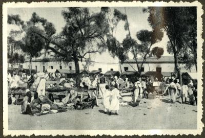 Native market in Massawa, ca. 1935-1936 (photographer unknown)