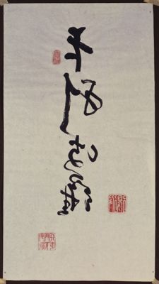 Cariplo, chinese character (logogram) for the bank, 1980 (photograph by Mario La Porta)