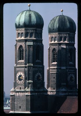 Munich, Frauenkirche's bell tower, 1980 (photograph by Piergiorgio Sclarandis)