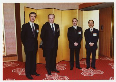Cariplo, Tokyo: inauguration of  representative office on 31 Genuary 1992 (photographer unknown)
