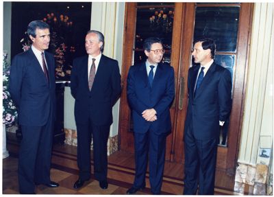 Cariplo, Athens: inauguration of  representative office on 3 June 1992 (photograph by Anagnostopuli & Co. s.n.c)