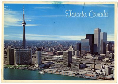 Toronto, city view, ca. 1980-1984 (photograph by Ramon Stringer)