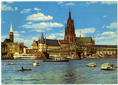Frankfurt, city view, ca. 1970-1973 (photographer unknown)