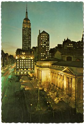 New York, Public Library, ca. 1970-1972 (photographer unknown)