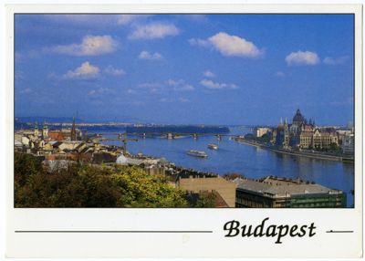 Budapest, city view, ca. 1980-1991 (photograph by Huber Pál)