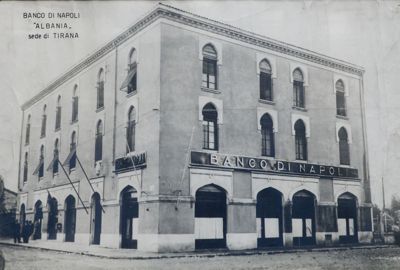 Banco di Napoli Albania, Tirana headquarter, 1937-1945 (photograph by [Foto Adria])