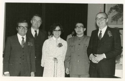 Banca Commerciale Italiana, Beijing: inauguration of representative office, March 1981 (photographer unknown)