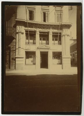 Banca Commerciale Italiana France (ComitFrance), Cannes branch on 31bis Rue d'Antibes, 1926-1929 (photographer unknown)