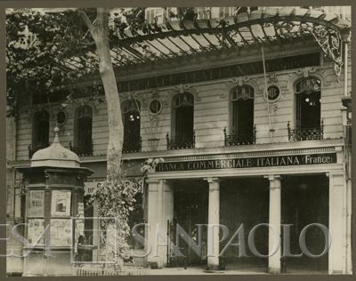 Banca Commerciale Italiana France (ComitFrance), Nice branch on 10  Avenue de la Victoire, 1919-1926 (photographer unknown)