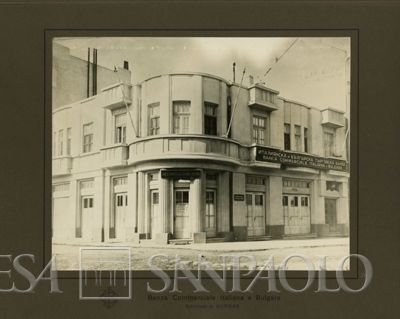 Banca Commerciale Italiana e Bulgara (Bulcomit), Burgas branch on [16 Boulevard Marie Louise], 1923-1925 (photographer unknown)