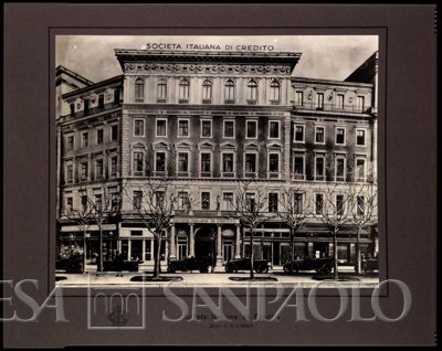 Società Italiana di Credito (Itabank), Vienna headquarter on [Ring des 12 November], 1919-1925 (photographer unknown)