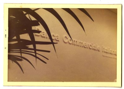 Banca Commerciale Italiana, Chicago  representative office on 1 First National Plaza, 1973  (photographer unknown)