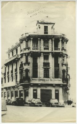 Banca Commerciale Italiana France, Casablanca branch on 65 Rue Guynemer, 1950-1954 (photographer unknown)