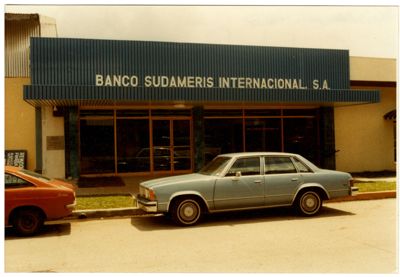 Banco Sudameris Internacional SA, Panamá agency, ca. 1980 (photographer unknown)
