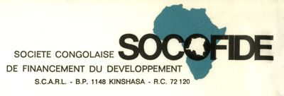 Société Congolaise de Financement du Développement (SOCOFIDE), logo, 1973