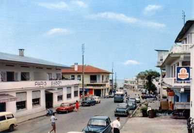 Union Gabonaise de Banque, Libreville city center, 1970s (photographer unknown)