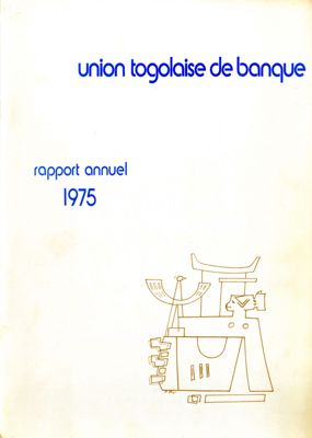 Union Togolaise de Banque, cover page of the ordinary shareholders' meeting, 1975