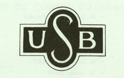Union Sénegalaise de Banque, logo, 1964